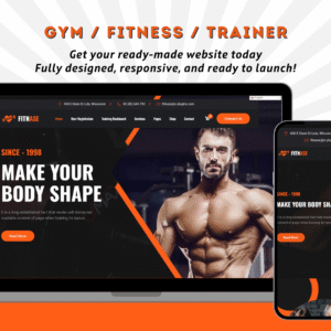 Riva: Complete Premium Gym Website Solution