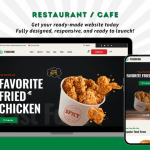 Restaurant & Café – Food & Dining website Kit